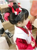 キッズ日本髪と着付け【ヘアアレンジ　立川/立川南/八王子】