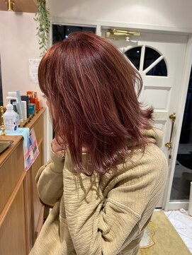 ロンドアベニール 北千住(Lond avenir) namie    ハイトーンピンクアッシュ