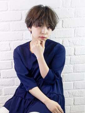 デイジー インデックスヘア 大島店(DAISY index hair) ”DAISY大島店” クールショート ピンクベージュ 耳掛けショート