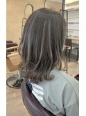 コントラストハイライト ×  シルバーグレージュ