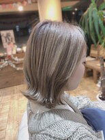 ティアラ 桜木町(TIARA) REAL SALON WORK~ダブルカラーミルクティーベージュby西山