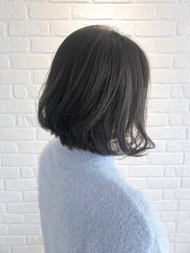 デイジー インデックスヘア 大島店(DAISY index hair) くすみカラー ラベンダーアッシュ 外ハネボブ ブリーチなし