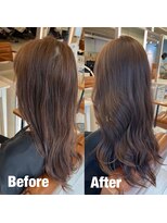 ジーナハーバー(JEANA HARBOR)&nbsp;【韓国風髪質改善】根元パーマと美髪ケアの融合　担当関根慶介