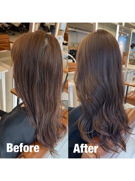 ジーナハーバー(JEANA HARBOR) 【韓国風髪質改善】根元パーマと美髪ケアの融合 担当関根慶介