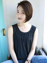 バース(BIRTH) 天神【BIRTH】ぱっつんボブショートマッシュオリーブグレージュ2