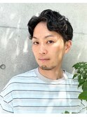 かきわけハンサムパーマ