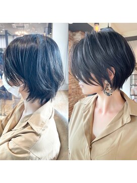 バンプ ギンザ(BUMP GINZA) 《30代40代》白髪ぼかしハイライト×前下がりボブ【イケダ】