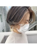 福岡/大人ショート/ダブルカラー/フレーミング