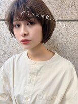 スパイスアヴェダ サロンアンドスパ 玉川高島屋SC店(SPICE AVEDA salon&spa) 30代40代・ひし形大人ショートボブ【SPICE AVEDA 岡部】