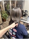 イメチェンヘア/コントラストハイライト/グレージュカラー/大船