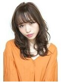 似合わせカット/アースカラー/くびれヘア/地毛風カラー[中山駅]