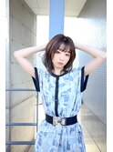 【U-tract】くしゃっと可愛いくびれミディアム