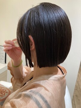 ヘアーサロンウフ(hair salon Oeuf) 顎ラインボブ