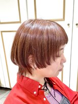 アルクバイネオリーブ 荻窪店(arc by neolive) マッシュウルフ×チェリーレッドブラウン