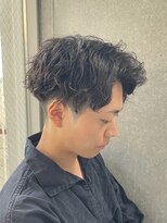 ワンズ リー 下北沢店(ONE's ly) ハイライト/マッシュパーマ/ウルフ/アッシュブラック