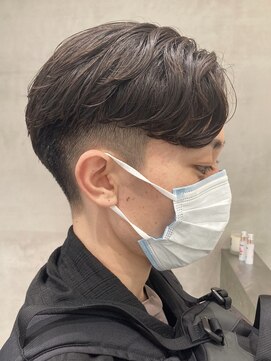 ディバイン 船橋店(divine) ニュアンスパーマメンズマッシュメンズヘアツーロック刈り上げ