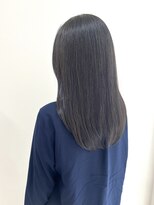 ヒビカ(HIBIKA) 艶髪ロング×カーキグレー