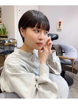 アンユヘアー 与野駅前店(unu.hair) ワイドバングショート