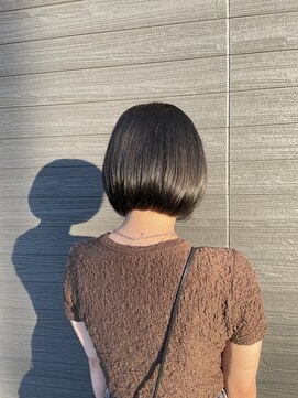 琉月 枝松店 モチ良すぎ！！まとまるボブ×オリーブグレージュ