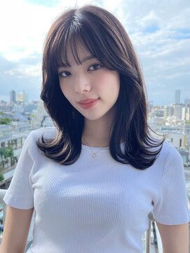 アイヴィ 表参道(IVY) 大人ブラウンくびれミディアム【肥田亜沙美】