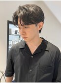 センターパート ニュアンスパーマ メンズヘア 原宿 表参道