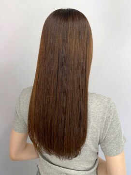 カノエ 福岡香椎店(canoe) アッシュブラウン オージュアトリートメント 髪質改善ストレート