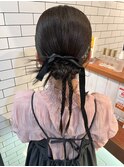 結婚式ヘアセット♪♪
