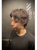 ラフパーマウルフスタイル
