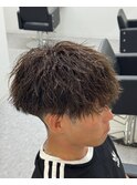 マッシュツイストパーマ