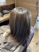 シー 浜松大平台店(She)&nbsp;白髪ぼかしハイライト　明るい白髪染め　30代、40代、50代