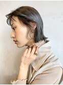 天神大名顔周りレイヤーカットミディアムボブタッセルボブ今泉