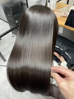 ライア 吉祥寺北口店(laia)&nbsp;艶髪ダークブラウン【髪質改善 laia 吉祥寺 美容室】