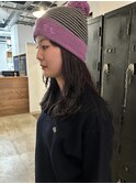 カシスカラーラベンダーパープル葡萄カラーブリーチなし暖色