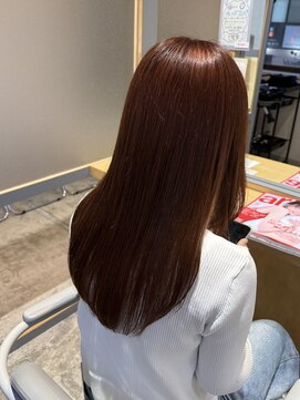 エクリュ(ecru) 艶感　× red brown