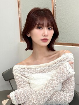 ロンドソレイユ 池袋(Lond soleil) くびれヘア/顔周り/韓国/ボブ/レイヤーカット/前髪/カラー/池袋