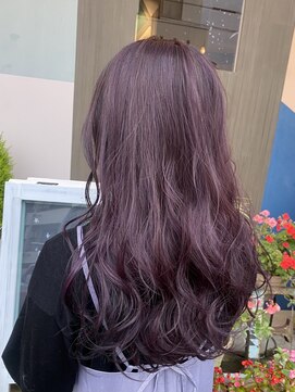 色落ち可愛い小顔インナーカラー