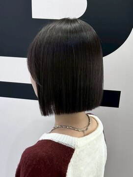 ブレス ヘアデザイン(BLESS hair design) 東静岡ショートボブくびれショートイルミナカラー顔周りレイヤー