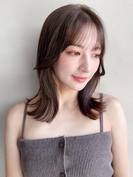 リヤン 表参道(lyann) くせ毛風カール20代30代40代◎前髪シースルーバングうるツヤ