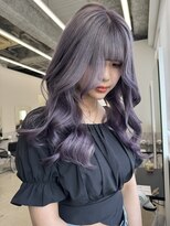 リノート バイ エゴル 太田川(Linoet by ENGOL)&nbsp;ラベンダーグレージュ/ハイトーンカラー/ブリーチカラー