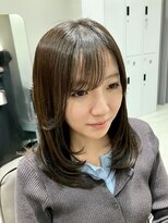 ヒョンミョン ライズバイレボ 取手店(hyon myon/RISE by REVO)&nbsp;レイヤーカット/グレージュ【取手/取手駅】