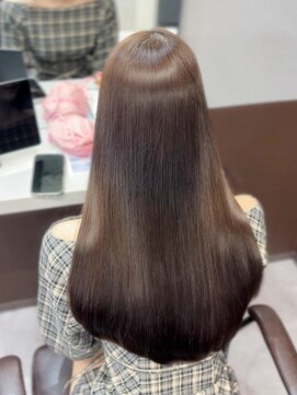 コビーバイジーナ 梅田茶屋町(Coby by Zina) 髪質改善 ストレート ベージュ