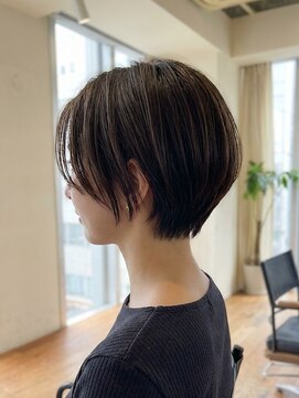 ナック 茶屋町(knack chayamachi) コンパクトボブ/暗髪/大人ショートボブ/切りっぱなし◎30代40代