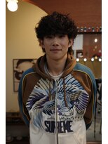 エディ(Edy)&nbsp;メンズパーマ波巻きスパイラルパーマスペインカールマッシュ岡山