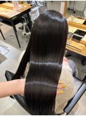 スーパーロングのお客様!艶髪ストレートでサラサラに♪