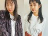 【カラー人気No.1】カット＋高彩度艶カラー＋プチスパ