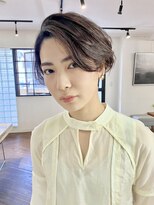 ファイブシーン アオヤマ(5SCENE AOYAMA) 大人の前髪長め丸みショートヘア