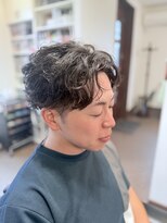 理容 うめむら フェザー/波巻きパーマ/メンズパーマ/メンズカット/床屋/理容