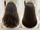 ラルジュヘアイコール(Large hair equal =)の写真/柔らかい手触りのナチュラル縮毛矯正で日々のストレスを解消！思わず触れたくなるサラツヤストレートに♪