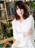 *bliss大宮*斜めバングで大人の抜け感…重軽小顔ウェーブa