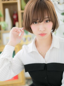 カバーヘア ブリス 上尾西口店(COVER HAIR bliss) *bliss上尾*外国人風カラー★前下がりボブa!